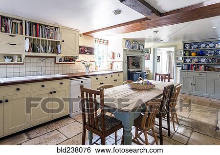 Rustic domestic kitchen View Large Photo Image Stock Photograph - Rustic domestic kitchen. Fotosearch
