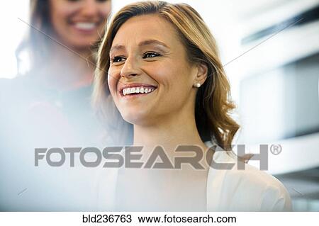 Smiling Caucasian woman View Large Photo Image Stock Image - Smiling Caucasian woman. Fotosearch