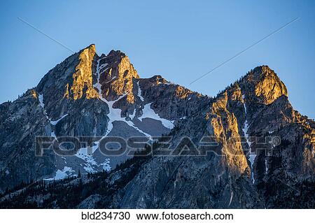 Snow on mountain range View Large Photo Image Stock Image - Snow on mountain range. Fotosearch