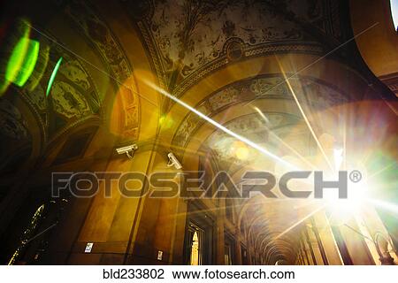 Sunbeams in ornate church View Large Photo Image Stock Image - Sunbeams in ornate church. Fotosearch