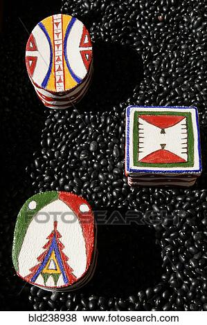 Stock Photo - Traditional handmade coasters. Fotosearch