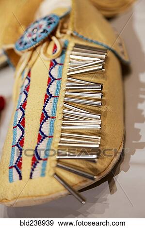Stock Photo - Traditional handmade moccasin. Fotosearch