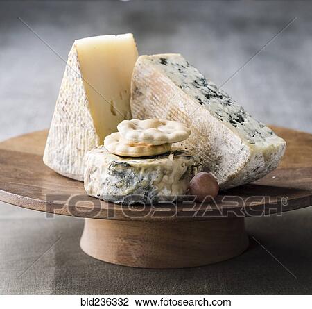 Wedges of cheese on tray View Large Photo Image Stock Image - Wedges of cheese on tray. Fotosearch