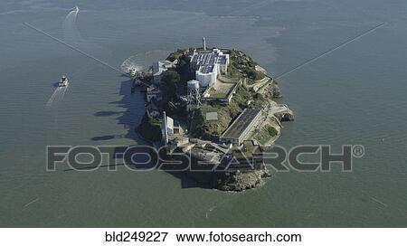 "Aerial view of island prison, San Francisco, California, United States" View Large Photo Image Stock Photo - "Aerial view of island prison, San Francisco, California, United States". Fotosearch