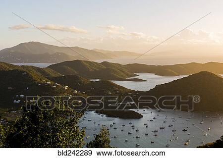 Aerial view of sailboats in Sanders Bay, Charlotte Amalie, Saint John, United States Virgin Islands View Large Photo Image Stock Photo - Aerial view of sailboats in Sanders Bay, Charlotte Amalie, Saint John, United States Virgin Islands. Fotosearch