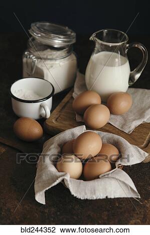 Baking ingredients View Large Photo Image Stock Image - Baking ingredients. Fotosearch