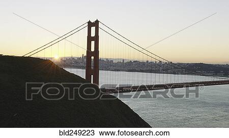 "Bridge at sunset, San Francisco, California, United States" View Large Photo Image Stock Image - "Bridge at sunset, San Francisco, California, United States". Fotosearch