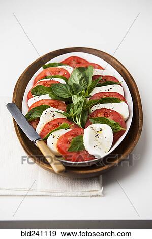 Stock Photo - Caprese salad. Fotosearch