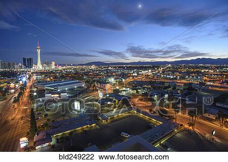 "Cityscape at sunset, Las Vegas, Nevada, United States" View Large Photo Image Stock Image - "Cityscape at sunset, Las Vegas, Nevada, United States". Fotosearch