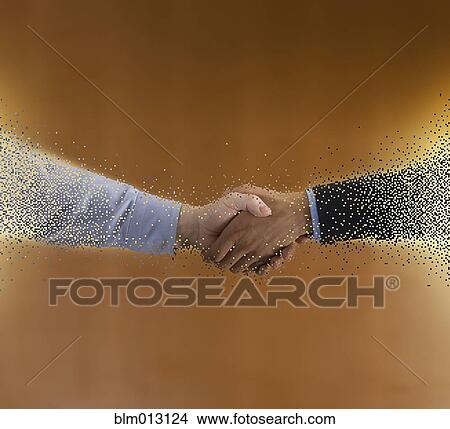 Picture - Close up of businessmen shaking hands. Fotosearch