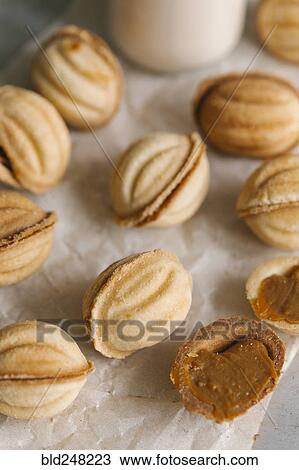 Cookies on wax paper View Large Photo Image Stock Image - Cookies on wax paper. Fotosearch