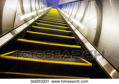 Empty escalator View Large Photo Image Stock Image - Empty escalator. Fotosearch