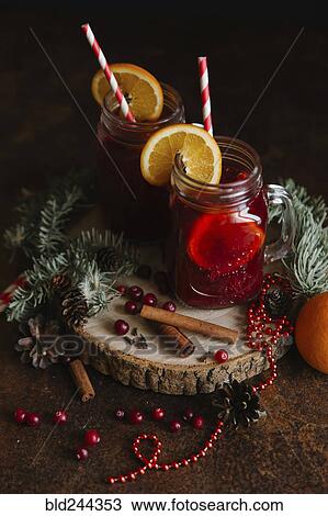 Fruit tea with cinnamon sticks View Large Photo Image Stock Image - Fruit tea with cinnamon sticks. Fotosearch