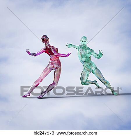 Futuristic couple dancing View Large Photo Image Stock Image - Futuristic couple dancing. Fotosearch