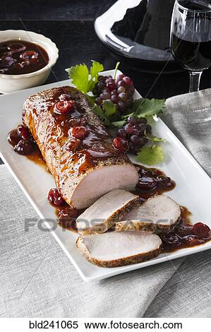 Grape sauce on roasted veal View Large Photo Image Stock Photography - Grape sauce on roasted veal. Fotosearch