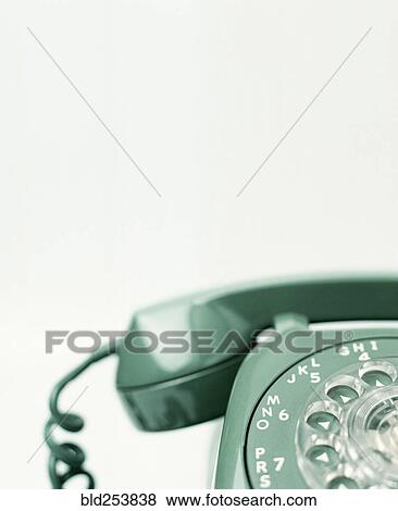 Green rotary telephone View Large Photo Image Stock Photo - Green rotary telephone. Fotosearch