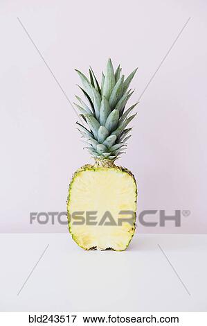 Half of sliced pineapple View Large Photo Image Stock Photo - Half of sliced pineapple. Fotosearch