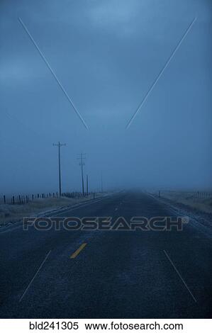 Icy two-lane road View Large Photo Image Stock Photography - Icy two-lane road. Fotosearch