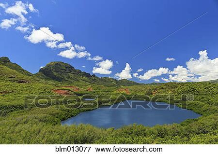Lake in remote valley View Large Photo Image Stock Photo - Lake in remote valley. Fotosearch