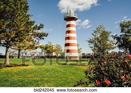 Lefrak Point Lighthouse, Jersey City, New Jersey, United States View Large Photo Image Stock Photography - Lefrak Point Lighthouse, Jersey City, New Jersey, United States. Fotosearch