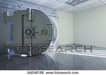 Light from open vault door View Large Photo Image Stock Photograph - Light from open vault door. Fotosearch