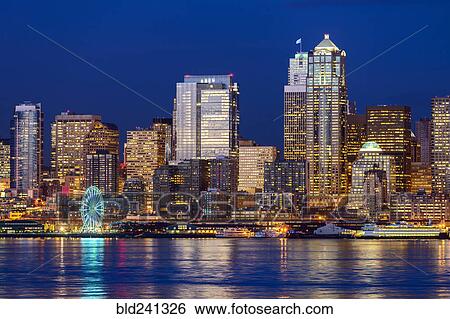 "Number 12 illuminated in highrise, Seattle, Washington, United States" View Large Photo Image Stock Photograph - "Number 12 illuminated in highrise, Seattle, Washington, United States". Fotosearch