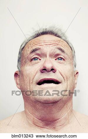Older Caucasian man crying View Large Photo Image Stock Image - Older Caucasian man crying. Fotosearch