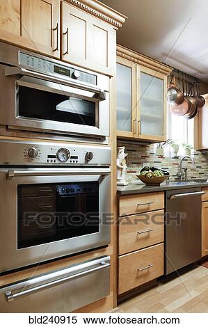 Oven in modern kitchen View Large Photo Image Stock Photography - Oven in modern kitchen. Fotosearch