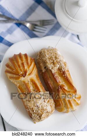 Pastries on plate View Large Photo Image Stock Image - Pastries on plate. Fotosearch