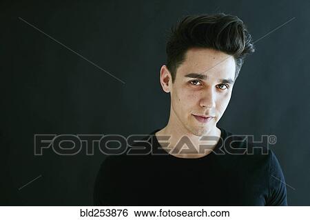 Stock Photograph - Portrait of Caucasian man. Fotosearch