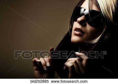 Portrait of Caucasian teenage girl wearing sunglasses View Large Photo Image Stock Photography - Portrait of Caucasian teenage girl wearing sunglasses. Fotosearch