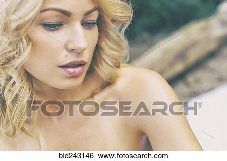 Portrait of Caucasian woman View Large Photo Image Stock Photograph - Portrait of Caucasian woman. Fotosearch