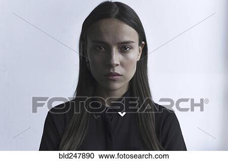 Portrait of serious Caucasian woman View Large Photo Image Stock Image - Portrait of serious Caucasian woman. Fotosearch
