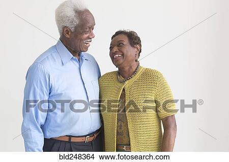 Portrait of smiling older Black couple View Large Photo Image Picture - Portrait of smiling older Black couple. Fotosearch