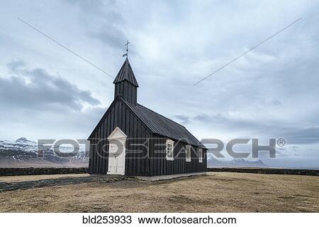 Remote church, Hellissandur, Snaellsnes peninsula, Iceland View Large Photo Image Stock Image - Remote church, Hellissandur, Snaellsnes peninsula, Iceland. Fotosearch