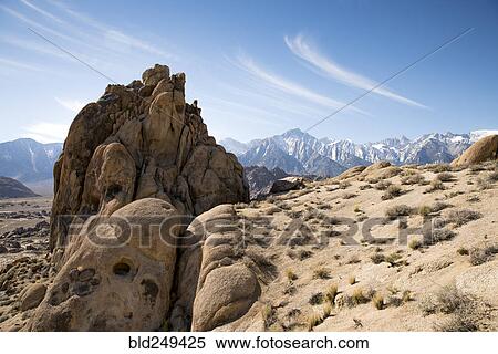 Rock formation in desert landscape View Large Photo Image Stock Photography - Rock formation in desert landscape. Fotosearch