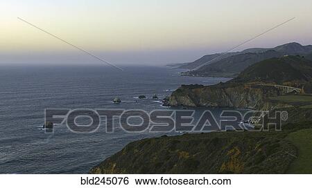Scenic view of cliffs at ocean View Large Photo Image Stock Photograph - Scenic view of cliffs at ocean. Fotosearch