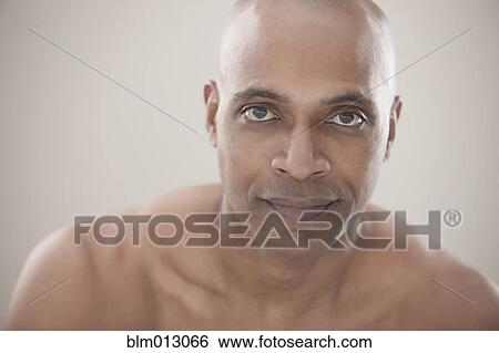 Stock Photograph - Serious Black man. Fotosearch