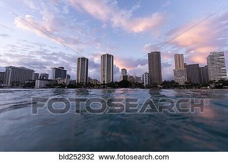 Surface level view of urban waterfront View Large Photo Image Stock Image - Surface level view of urban waterfront. Fotosearch