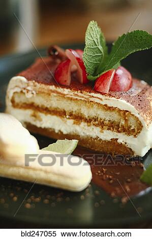 Tiramisu on plate View Large Photo Image Stock Photography - Tiramisu on plate. Fotosearch