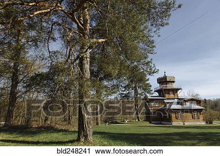 Trees near house in countryside View Large Photo Image Stock Image - Trees near house in countryside. Fotosearch
