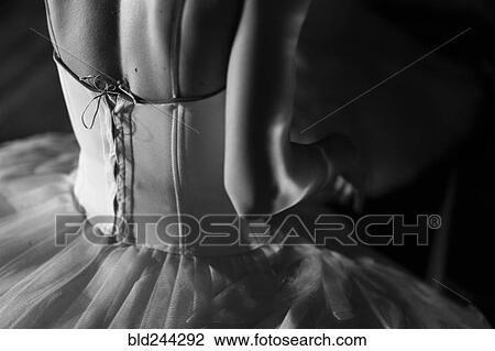 Stock Image - Woman wearing tutu. Fotosearch