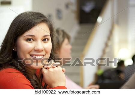 Smiling Hispanic woman View Large Photo Image Stock Image - Smiling Hispanic woman. Fotosearch