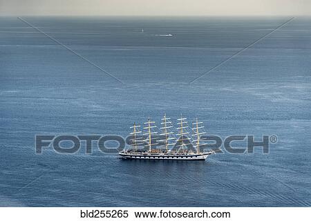 Aerial view of boat in ocean View Large Photo Image Stock Photography - Aerial view of boat in ocean. Fotosearch
