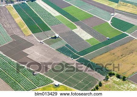 Aerial view of Spanish farmland View Large Photo Image Stock Photo - Aerial view of Spanish farmland. Fotosearch