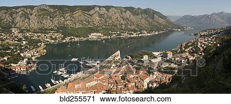 Aerial view of urban waterfront View Large Photo Image Stock Image - Aerial view of urban waterfront. Fotosearch