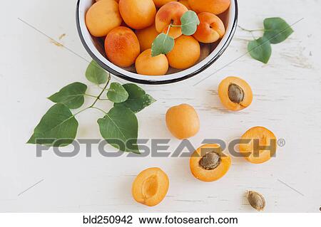 Apricots in bowl View Large Photo Image Stock Image - Apricots in bowl. Fotosearch