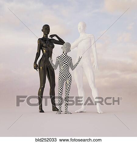 Stock Image - Blended family. Fotosearch