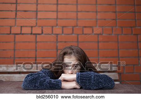 Bored Caucasian girl View Large Photo Image Stock Image - Bored Caucasian girl. Fotosearch
