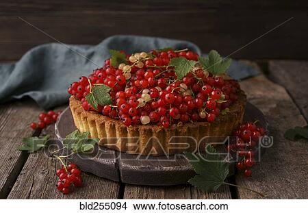 Picture - Close up of berries cake. Fotosearch